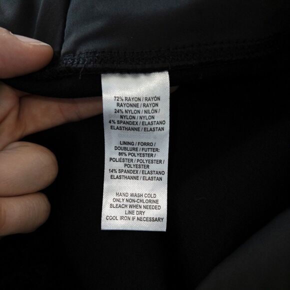 Lysse Crushed Velvet Textured Ponte Leggings Size 1X - Picture 6 of 7